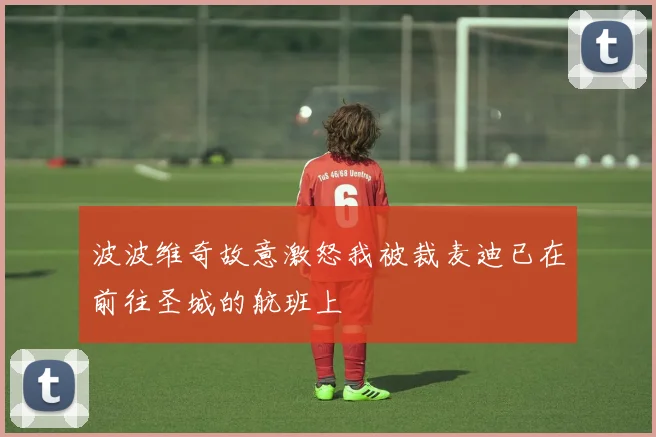 波波维奇故意激怒我被裁麦迪已在前往圣城的航班上